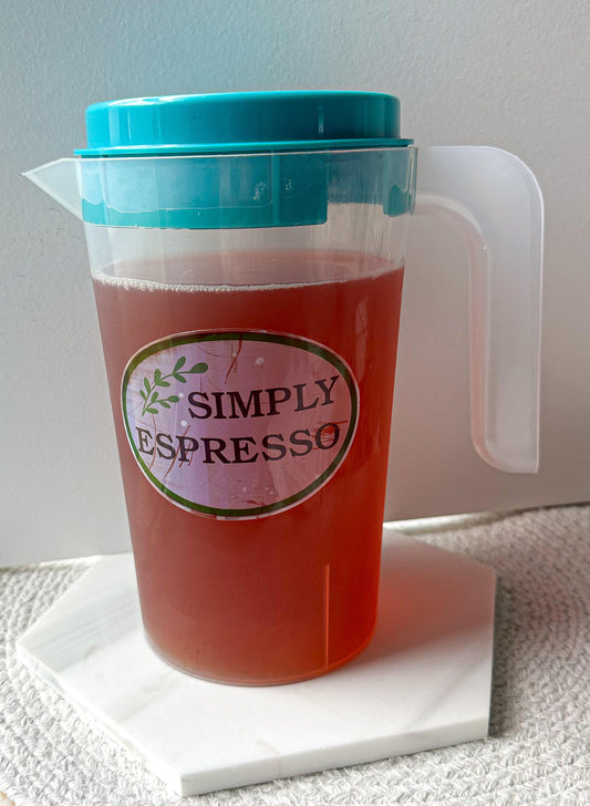 1/2 Gallon Strawberry Watermelon Green Tea